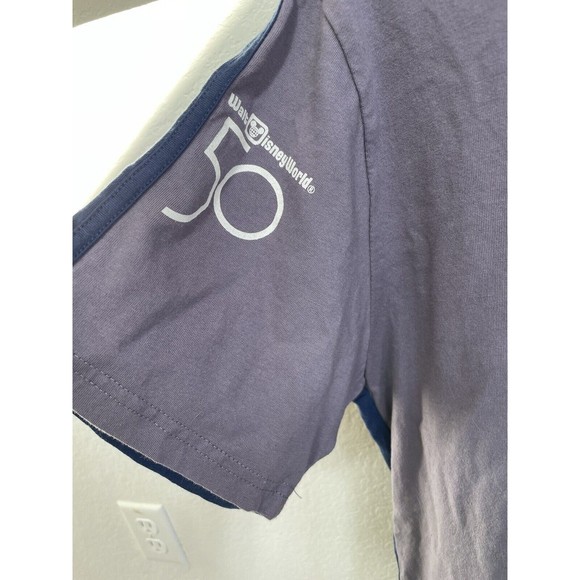disney 50th anniversary t shirt blue purple size large Graphic Print Limited - Picture 4 of 8